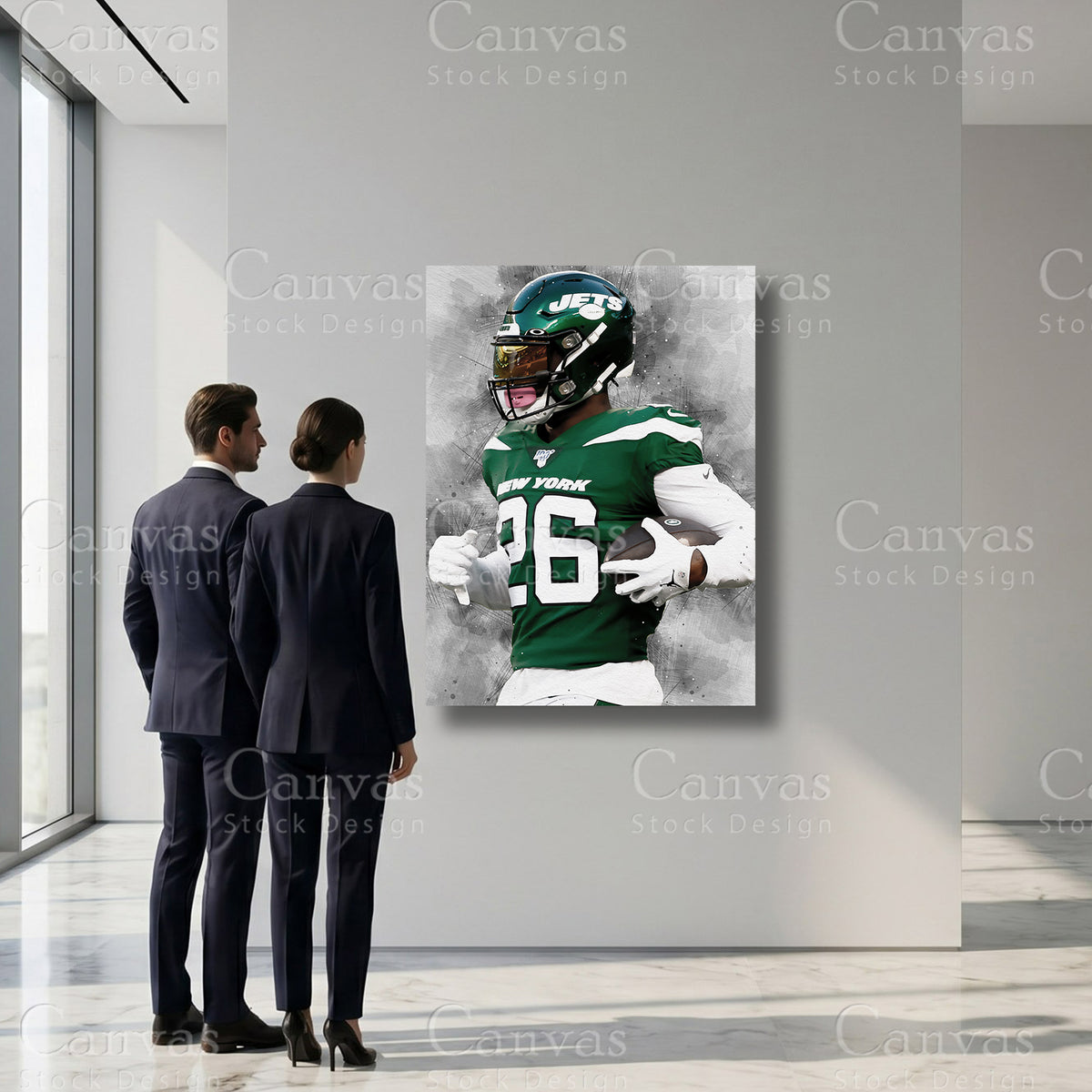 Le’Veon Bell premium sports artwork