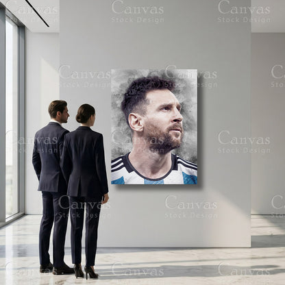 Lionel Messi Soccer Sports Wall Art