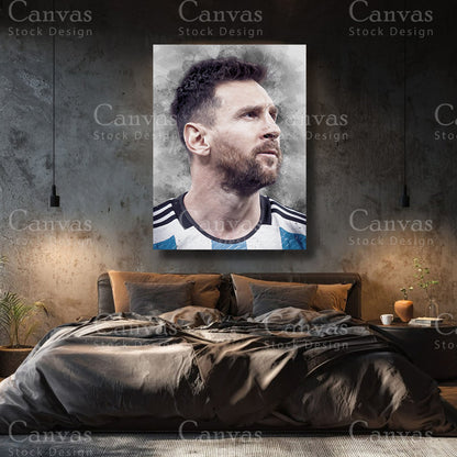 Lionel Messi Premium Soccer Wall Art