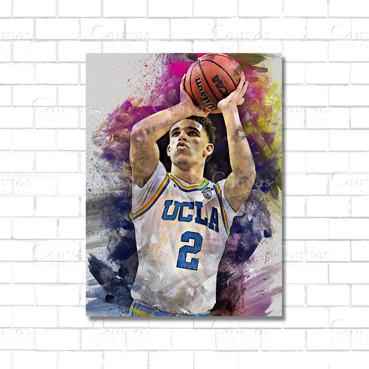 Lonzo Ball Canvas Wall Art