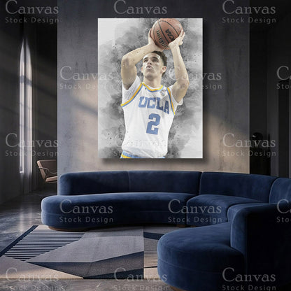 Lonzo Ball NBA canvas artwork