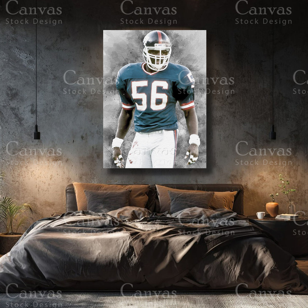 Luxury Lawrence Taylor canvas wall art