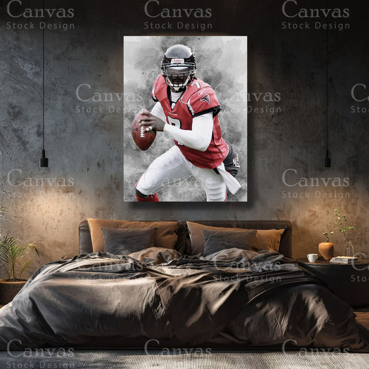 Luxury Michael Vick canvas wall art