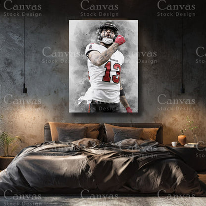Luxury Mike Evans canvas wall art
