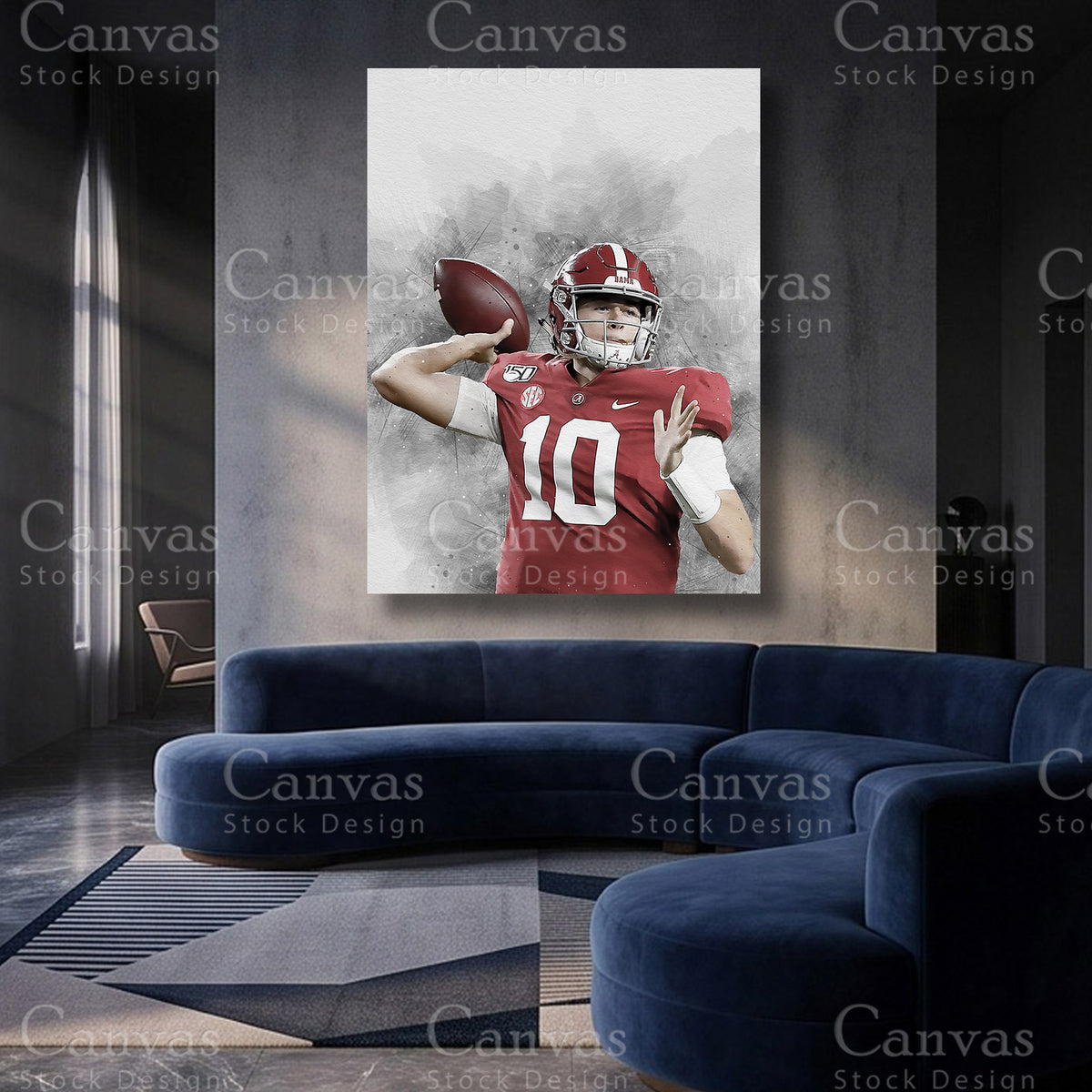 Mac Jones NFL player artwork