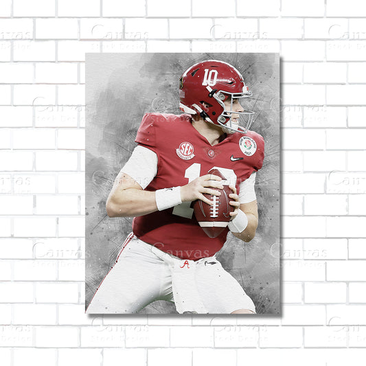 Mac Jones Canvas Wall Art