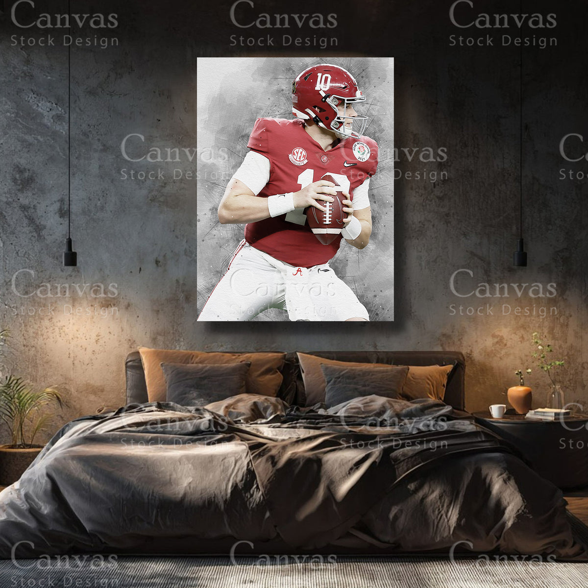 Luxury Mac Jones canvas wall art