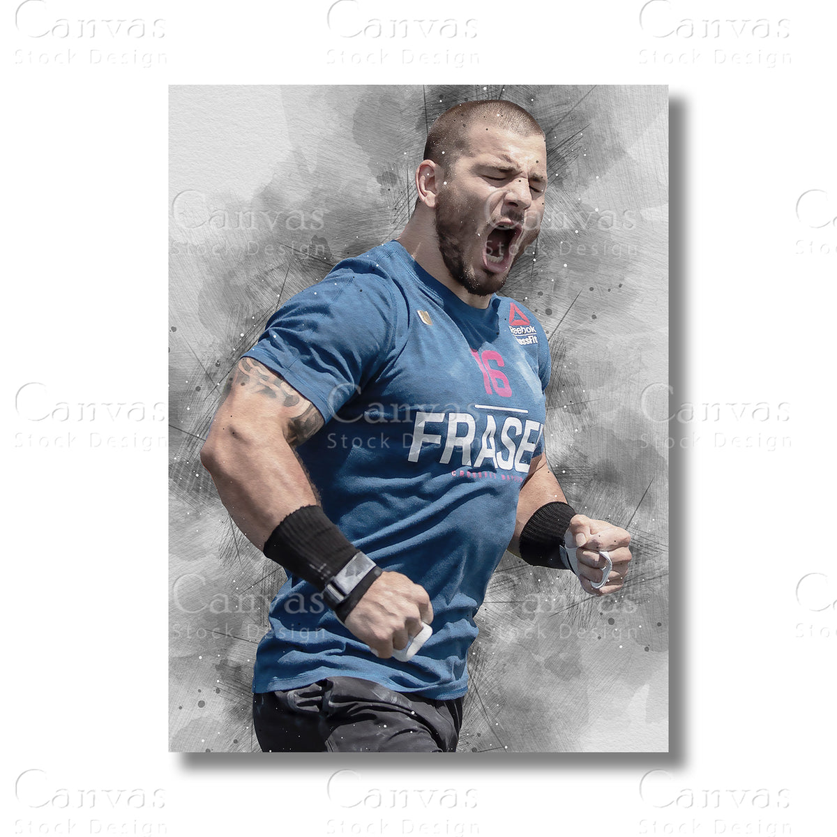 Mat Fraser Champion Fitness Canvas Wall Art