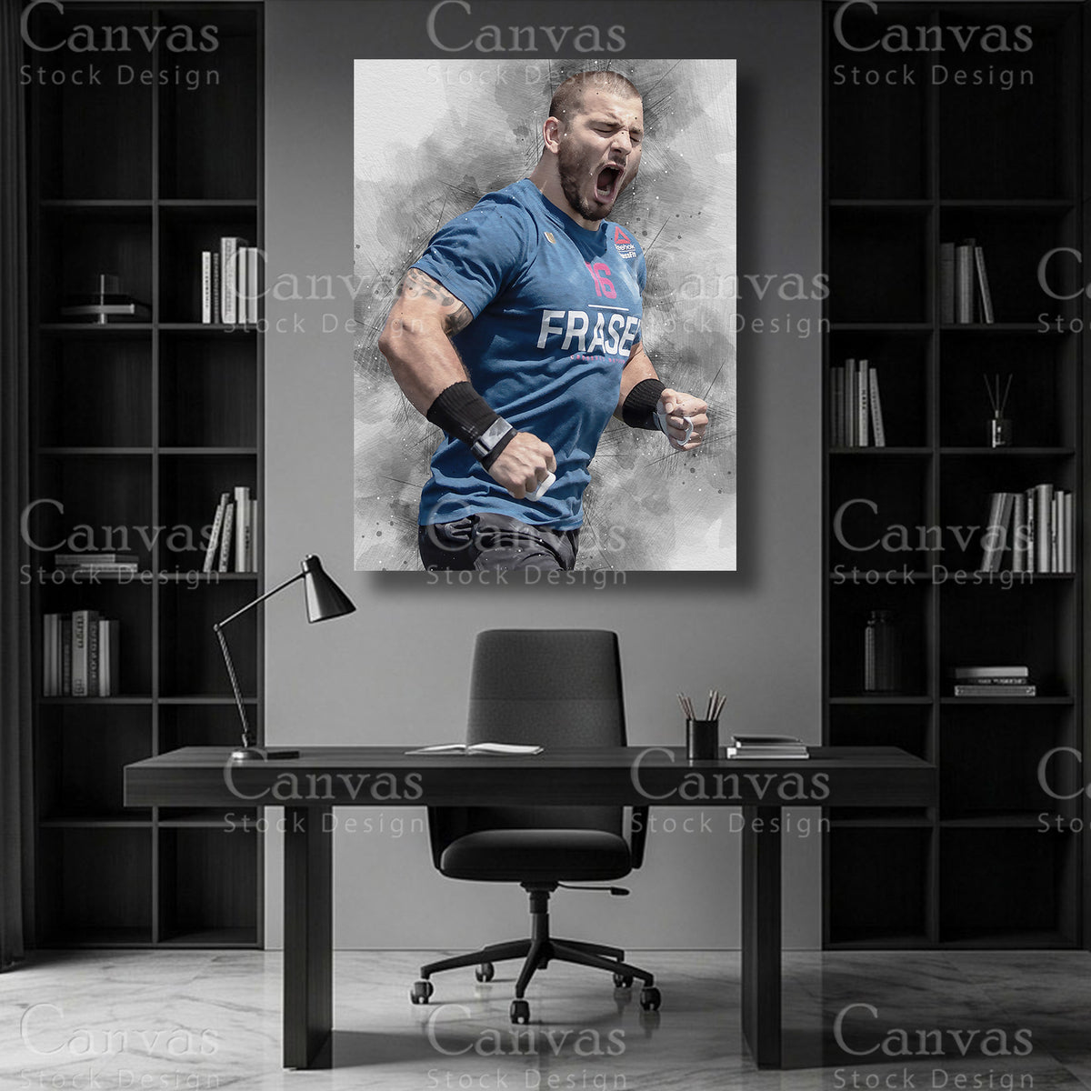 Mat Fraser CrossFit Canvas Wall Art