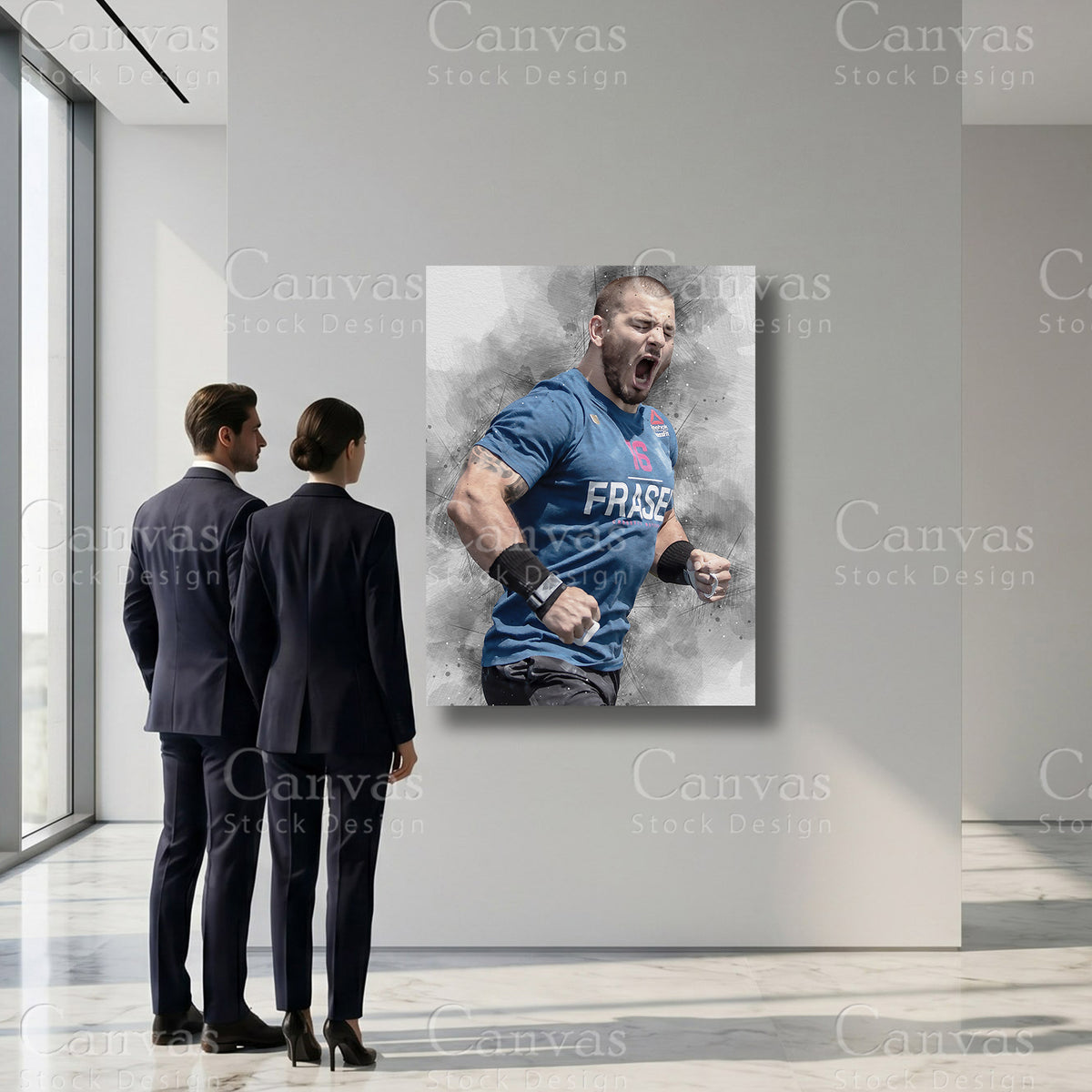 Mat Fraser Sports Canvas Artwork