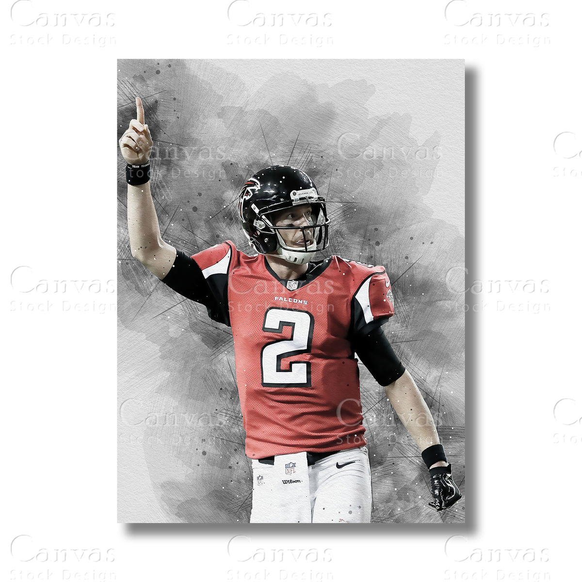 Matt Ryan canvas wall art