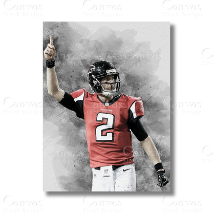 Matt Ryan canvas wall art