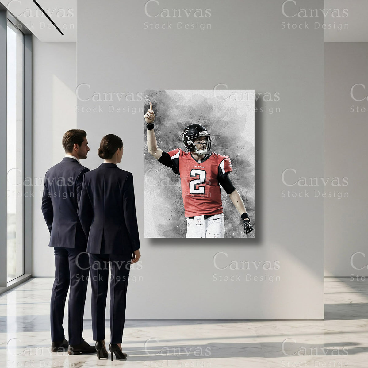 Matt Ryan NFL canvas art