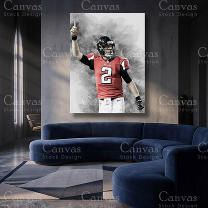 Matt Ryan football artwork