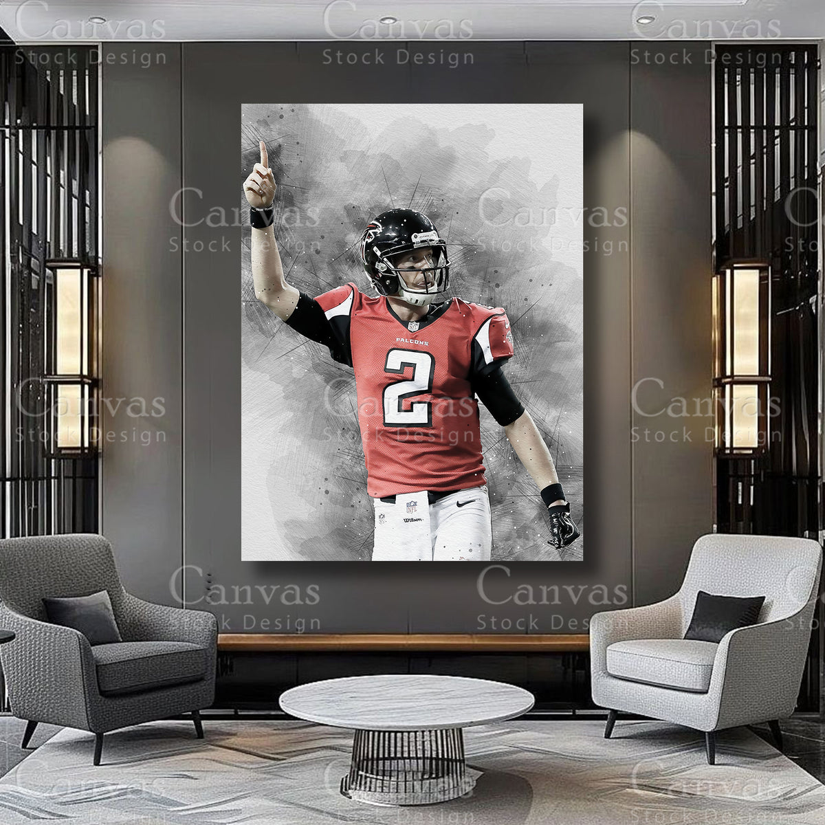Matt Ryan premium sports wall decor