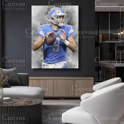 Matthew Stafford football collector art