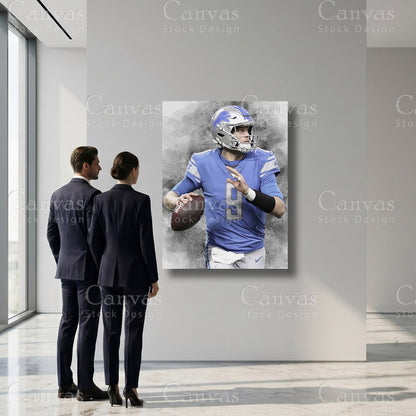 Matthew Stafford sports collector artwork