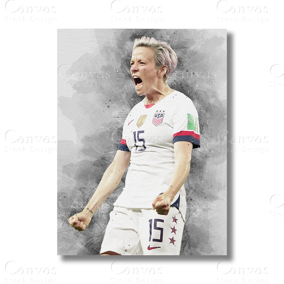 Megan Rapinoe Canvas Wall Art