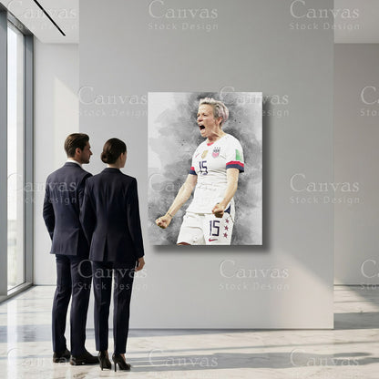 Megan Rapinoe Football Sports Wall Art