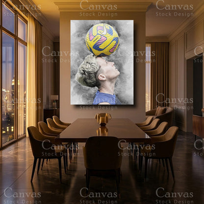 Megan Rapinoe Luxury Football Wall Art