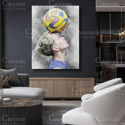 Megan Rapinoe Canvas Art for Elegant Interiors