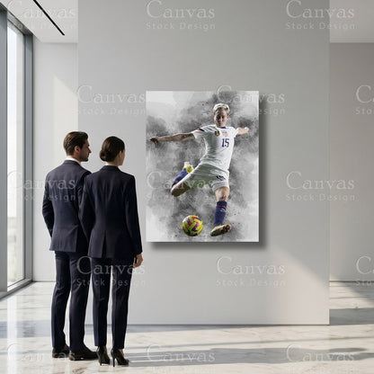 Megan Rapinoe Soccer Sports Wall Art