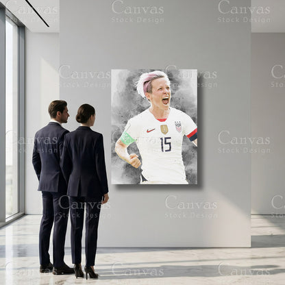 Megan Rapinoe Soccer Sports Wall Art
