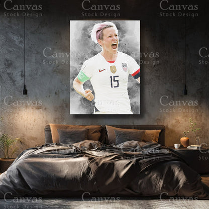 Megan Rapinoe Premium Soccer Wall Art