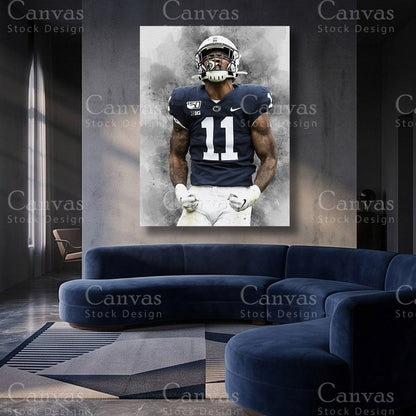 Micah Parsons football artwork