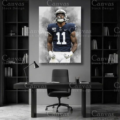 Micah Parsons NFL canvas art