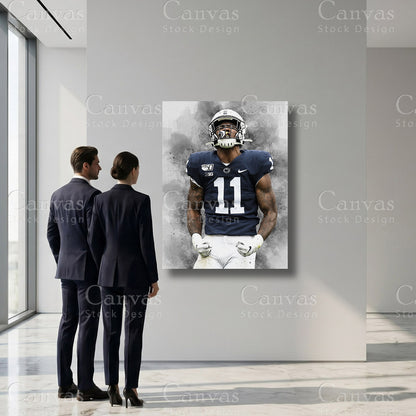 Micah Parsons football wall decor