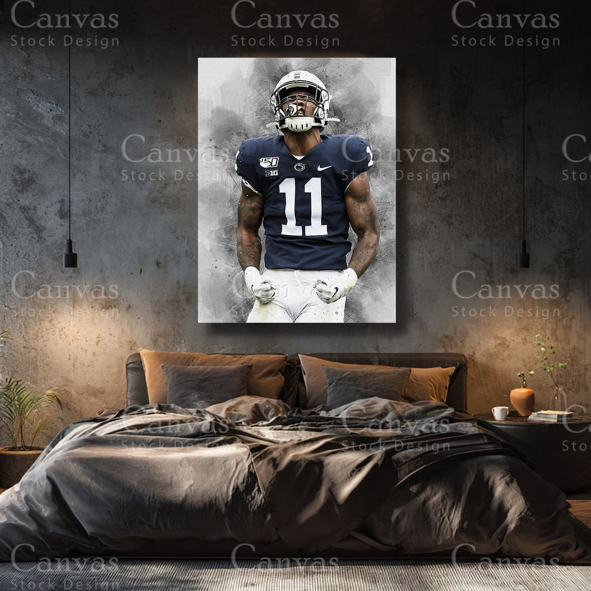 Luxury Micah Parsons canvas wall art