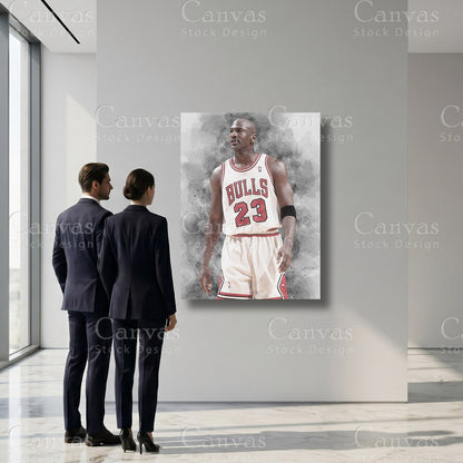 Michael Jordan professional basketball sports canvas