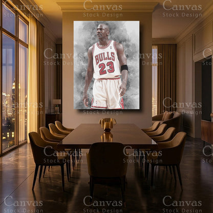 Michael Jordan luxury NBA wall decor