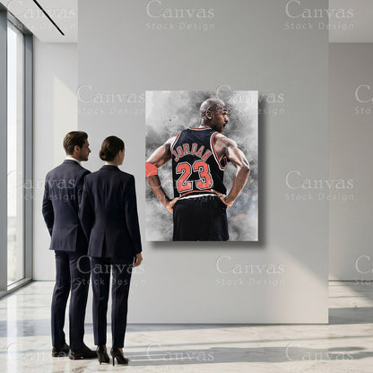 Michael Jordan professional basketball sports canvas