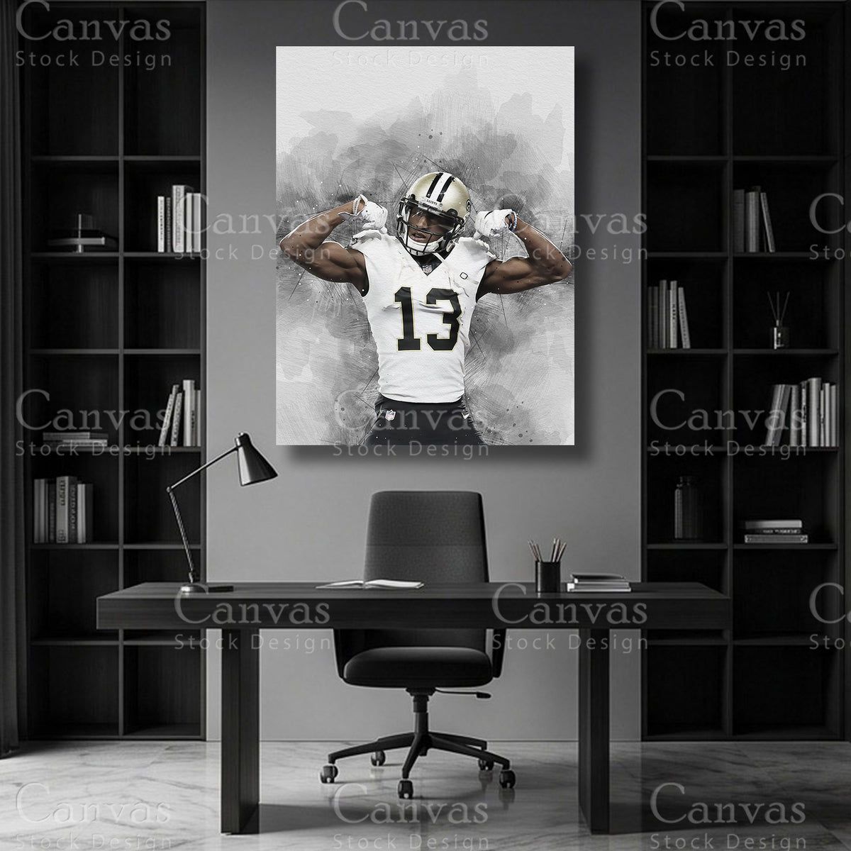 Michael Thomas NFL canvas art