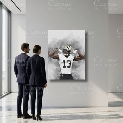 Michael Thomas football wall decor