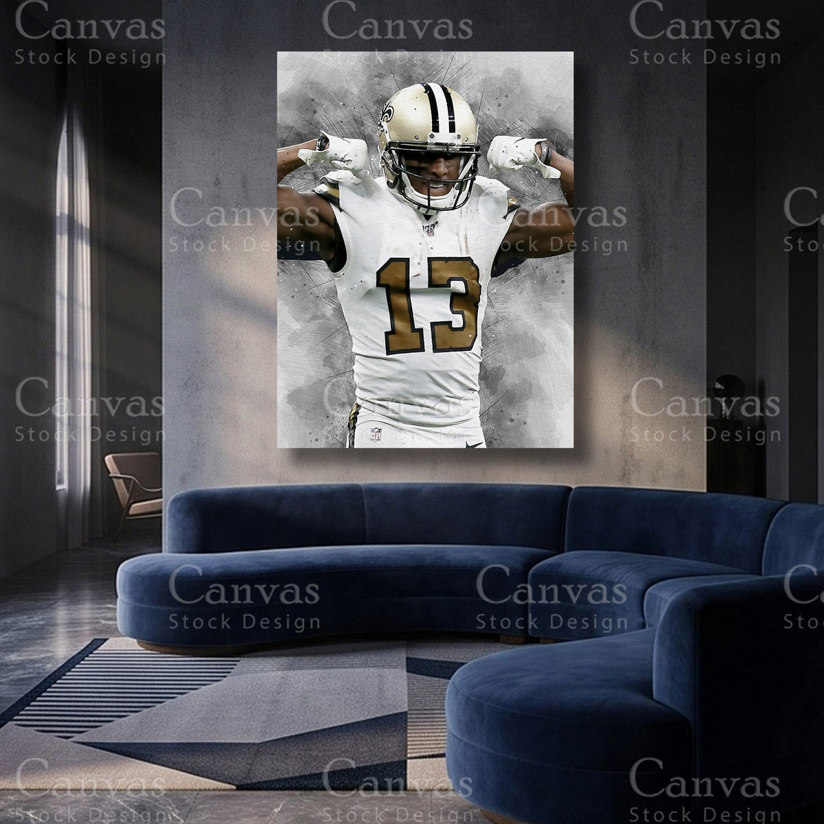 Michael Thomas NFL player artwork