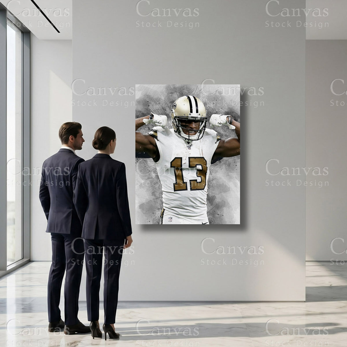 Michael Thomas sports collector artwork