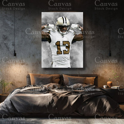 Luxury Michael Thomas football wall art