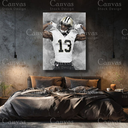 Michael Thomas luxury NFL canvas artwork
