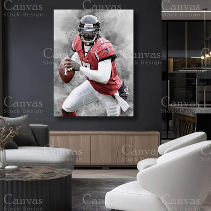 Michael Vick quarterback wall art