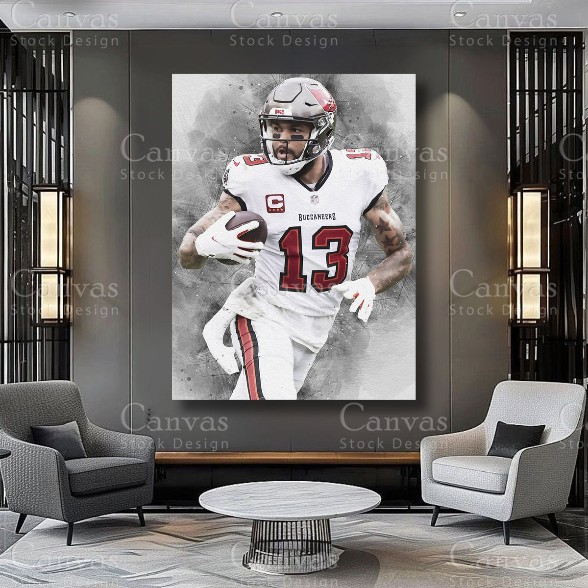Mike Evans NFL wall decor
