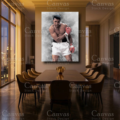 Muhammad Ali premium boxing wall decor