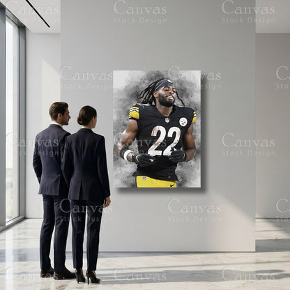 Najee Harris professional football sports artwork