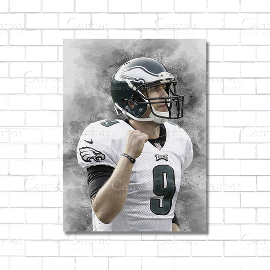 Nick Foles Canvas Wall Art – Super Bowl MVP Eagles Legend
