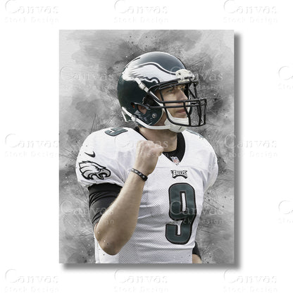 Nick Foles Super Bowl Quarterback Canvas Wall Art