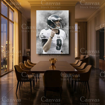 Nick Foles luxury NFL canvas wall art