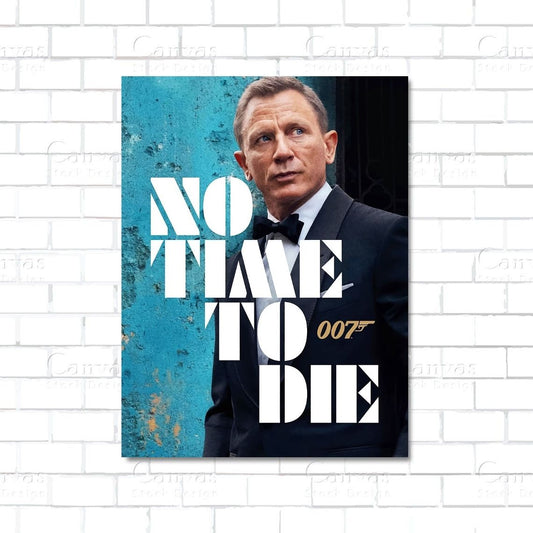 No Time To Die 007 Canvas Wall Art