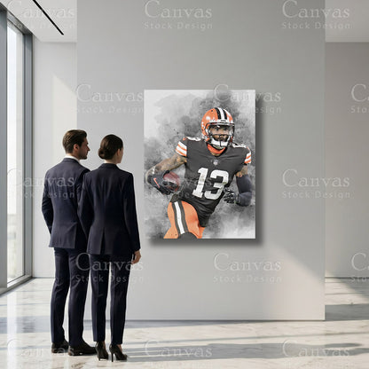 Odell Beckham Jr professional football wall decor